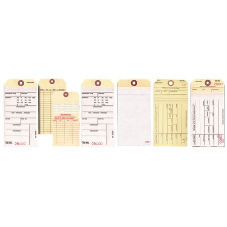 Multi-Part Inventory Tags - 2 Part w/Adhesive